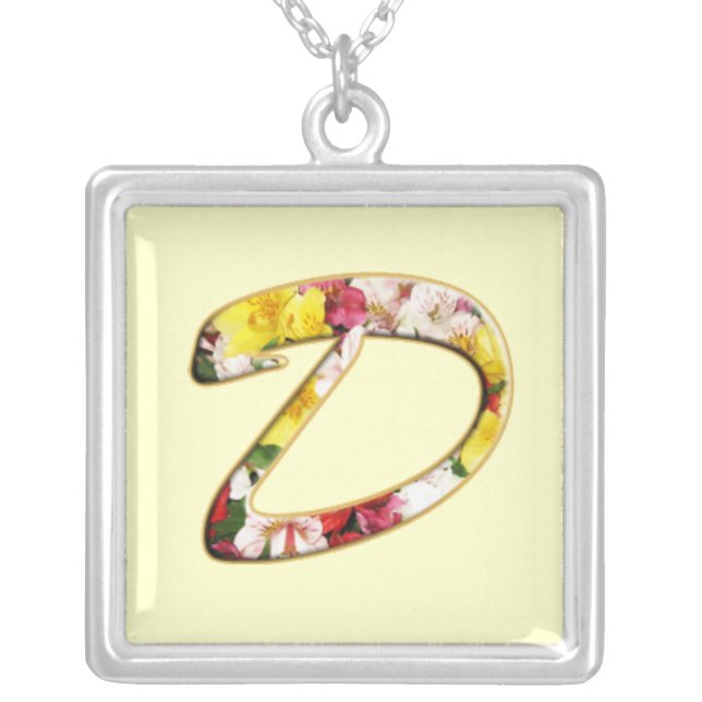 Initial D Monogram Necklace (Front)