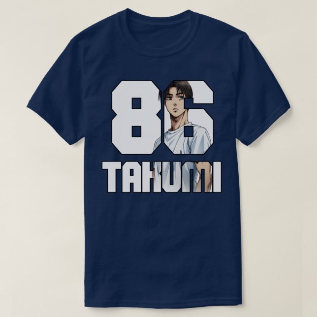 Initial D Takumi Fujiwara AE86 2 T-Shirt (Design Front)