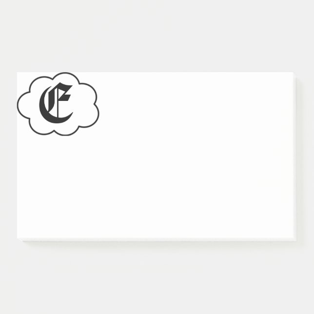 Initial E Monogram Notes (Front)