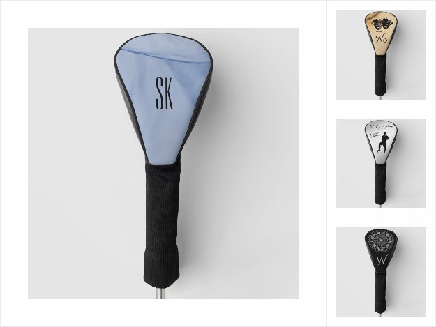 Initial Golf Club Covers