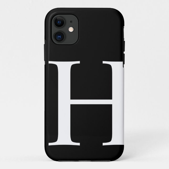 Initial H Case-Mate iPhone Case (Back)