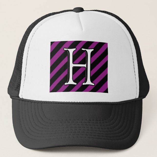 Initial H Trucker Hat (Front)
