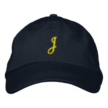 Initial "j" Designer Cap by RavenSpiritPrints at Zazzle