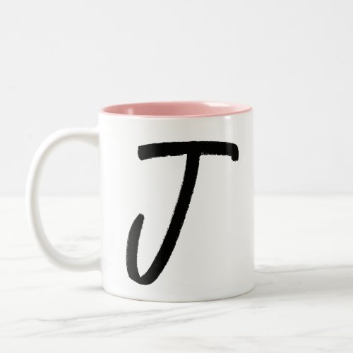 Initial J  Personalized Name Coffee Mug