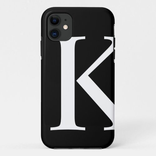 Initial K iPhone Case