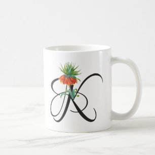 Initial K, Vintage Kaiser's Crown Coffee Mug