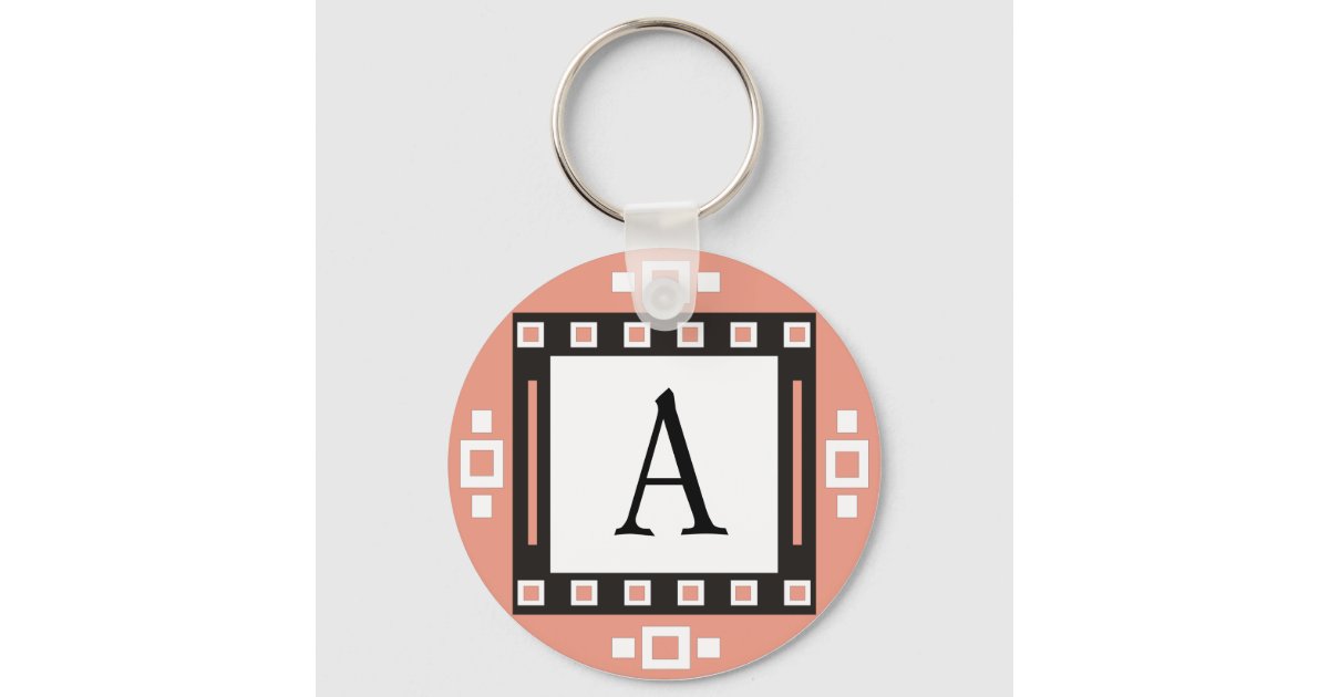 Initial Keychains Icon Initial Keychains | Zazzle