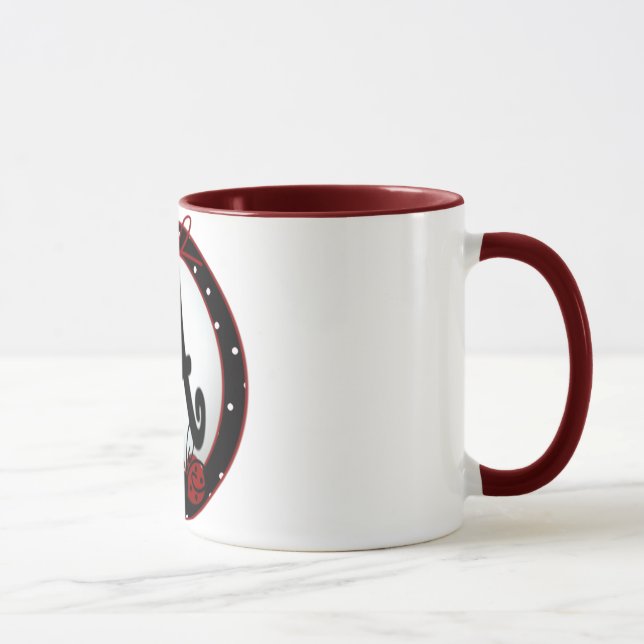 Initial Lady  Mug (Right)