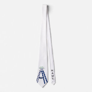 Initial Letter A, Monogram Modern Stylish Trendy Neck Tie