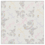 Initial letter K Kayleigh custom name fabric