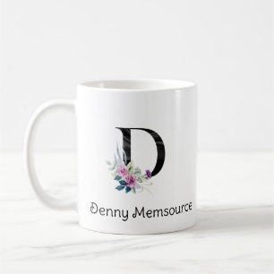 Initial letter. Monogram Elegant Trending Coffee M Mug