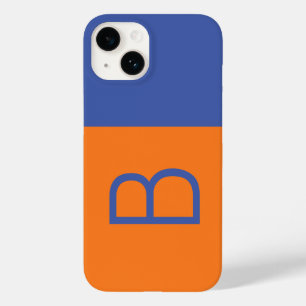 Initial Letter Monogram Modern Colorblock Pop Art Case-Mate iPhone 14 Case