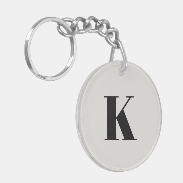 2.25 Monogram Keychain – Initial Decor