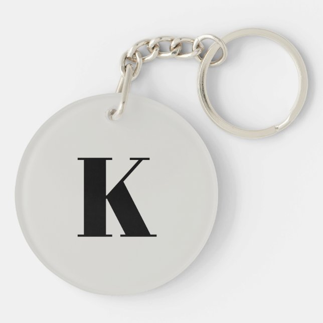 2.25 Monogram Keychain – Initial Decor