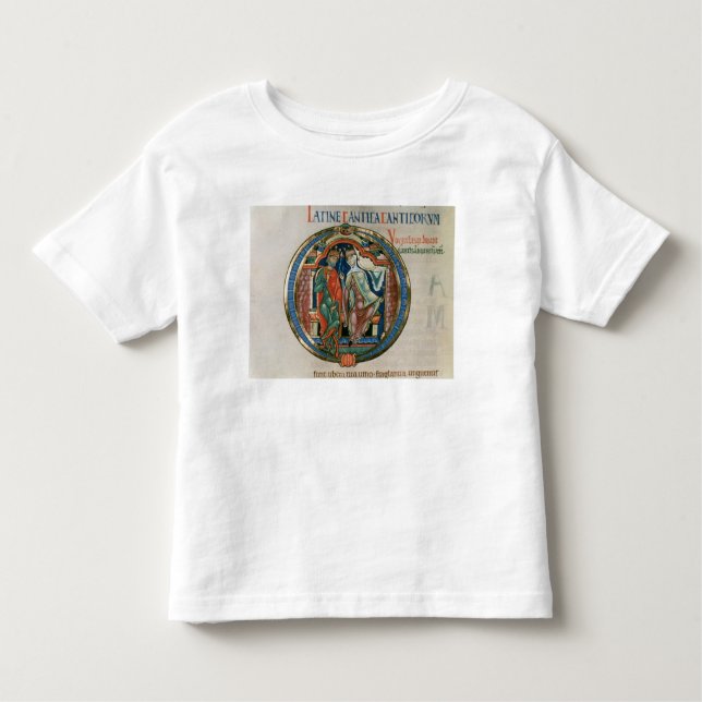 Initial letter 'O' Osculatur me - Let me kiss Toddler T-shirt (Front)
