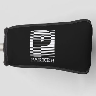 INITIAL LETTER P - ALPHABET NAME P GOLF HEAD COVER