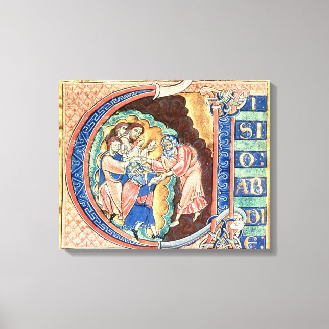 Initial Letter 'V'  Visio Abdie Canvas Print (Front)