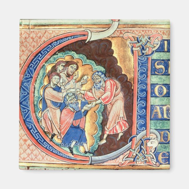 Initial Letter 'V'  Visio Abdie Magnet (Front)