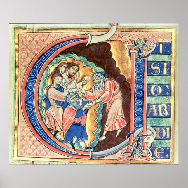 Initial Letter 'V'  Visio Abdie Poster (Front)