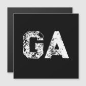 Initial Letters Monogram Black White Plain Simple (Front/Back)