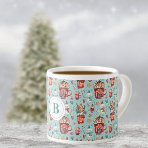 Initial, Magical Houses & Candy 6oz Espresso Cup