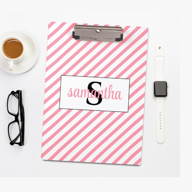 Initial Monogram Name  Clipboard (Creator Uploaded)