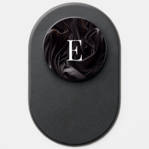 Initial Monogram on Black PopSocket