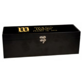 Initial Monogram Personalized Matte Black Wine Box (3/4)