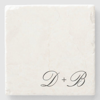 Initial Monogram  Stone Coaster