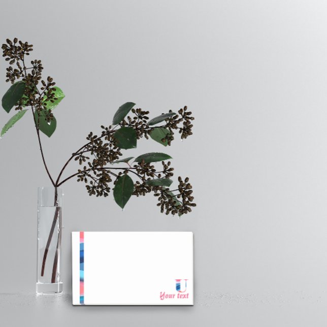 Initial monogram U coral blue gradient Notes (Creator Uploaded)