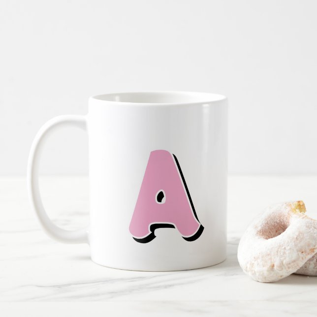 Initial Mug (With Donut)