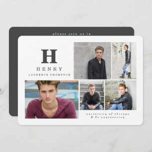 Initial multi photo graduate announcement