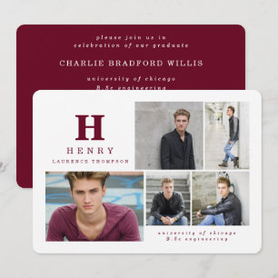 Initial multi photo graduate announcement