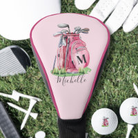 Initial Name Girly Pink Monogram