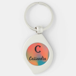 Initial & Name Keychain