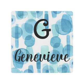 Initial & Name Metal Print