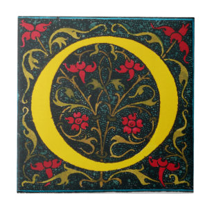 INITIAL O, 1520. TILE