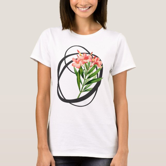 Initial O, Vintage Oleander T-Shirt (Front)