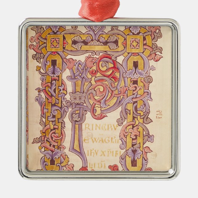 Initial 'P' Metal Ornament (Front)