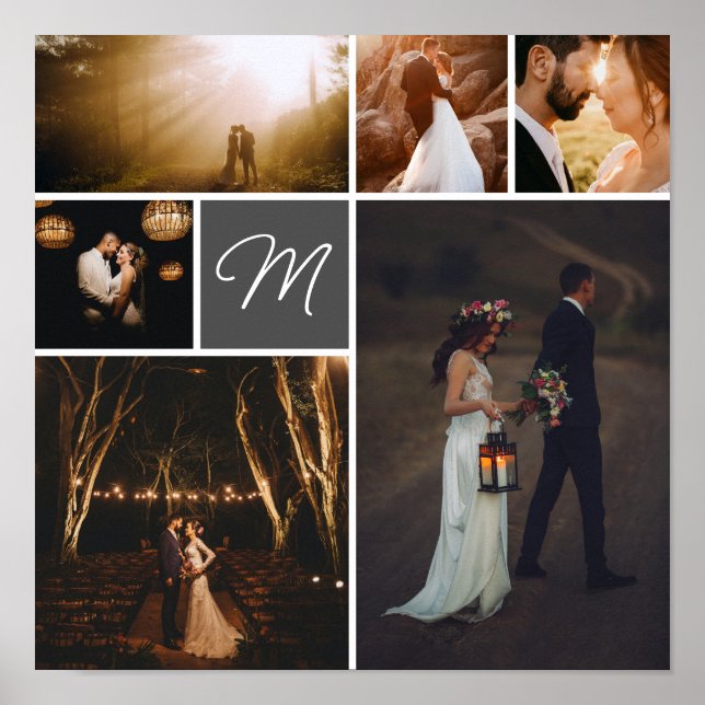 Initial Photo Collage Poster (Front)