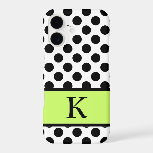 Initial Poka Dot Iphone 7 Plus Case (Back)