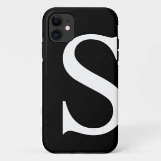 Initial S iPhone Case
