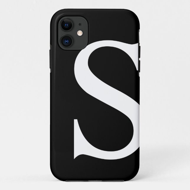 Initial S iPhone Case (Back)