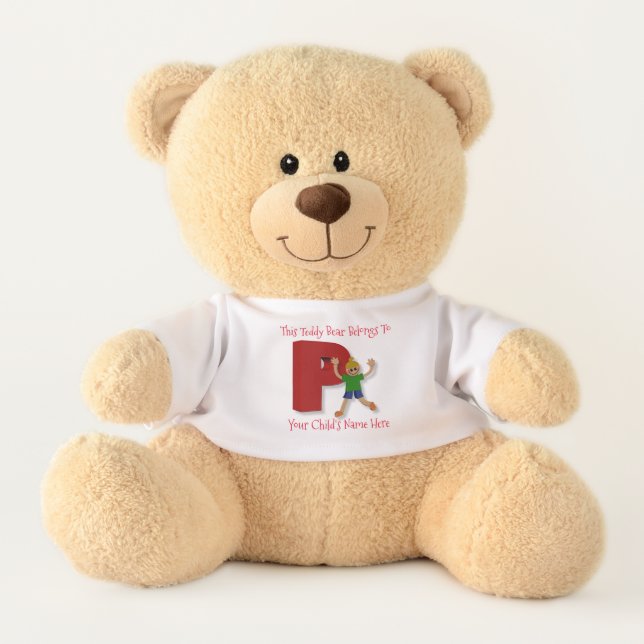 Initial Teddy Bear (Front)