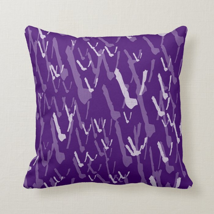 Initial V Throw Pillows