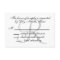 Initial Wedding RSVP Cards for Square Invitations