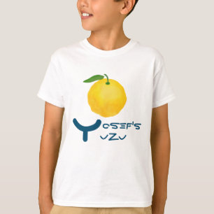 Initial Y for Your Initial Name and Yuzu Fruit T-Shirt
