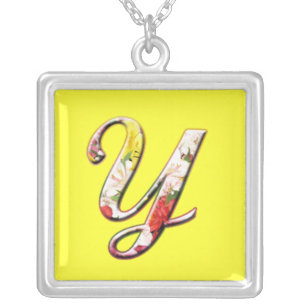 Initial Y Monogram Necklace