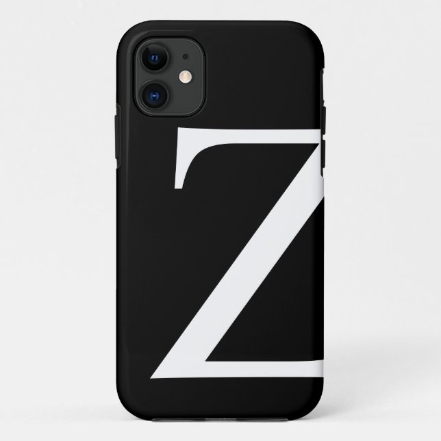 Initial Z Case-Mate iPhone Case (Back)
