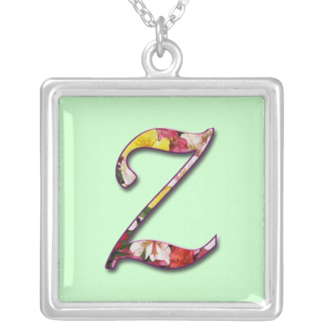 Initial Z Necklace (Front)